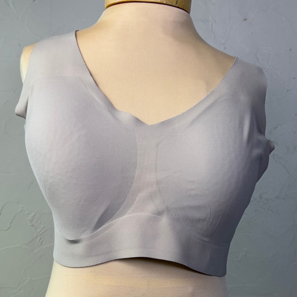 Honeylove Silhouette Bra Women 1X Tan Wireless Seamless Support Shapewear